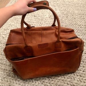 FINAL PRICE Daytimer vintage leather satchel bag
